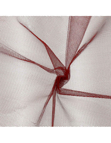 Tulle rigide - Rouge foncé