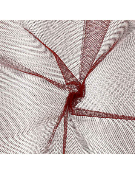 Tulle rigide - Rouge foncé
