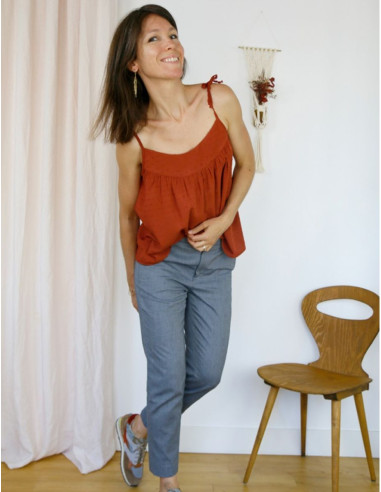 Patron de débardeur ou robe Crépuscule - Atelier Scämmit