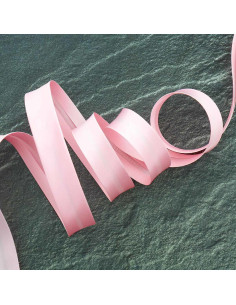 Biais viscose - Rose layette