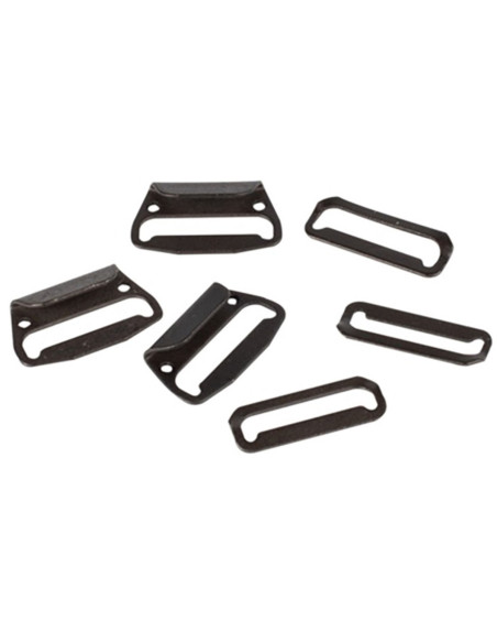 Agrafes de fermeture plates pour jupes 25 mm noir Bohin