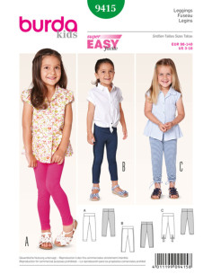 Patron de leggings - Burda 9415