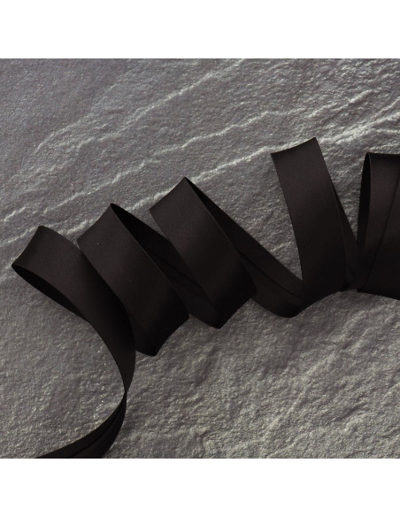 Biais viscose - Noir