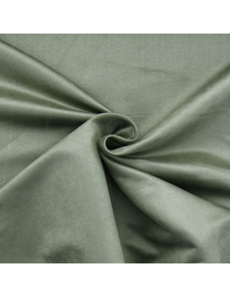 Tissu suédine - Vert de gris