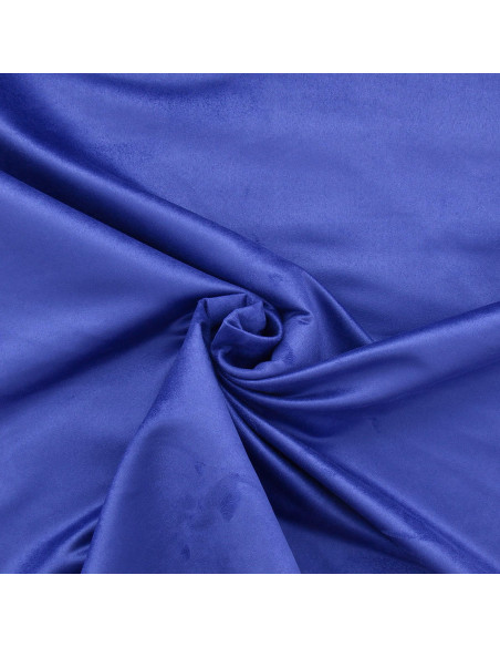 Tissu suédine - Bleu cobalt
