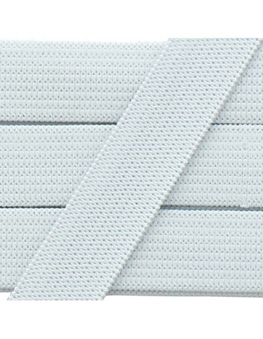 Élastique souple 15 mm - Blanc