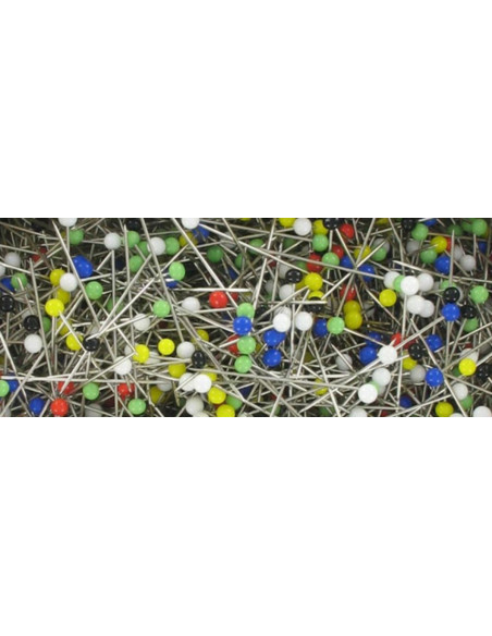 Boite épingles tête de verre 250 Grs
