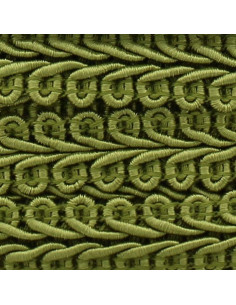 Galon épi style Chanel - Vert olive 2