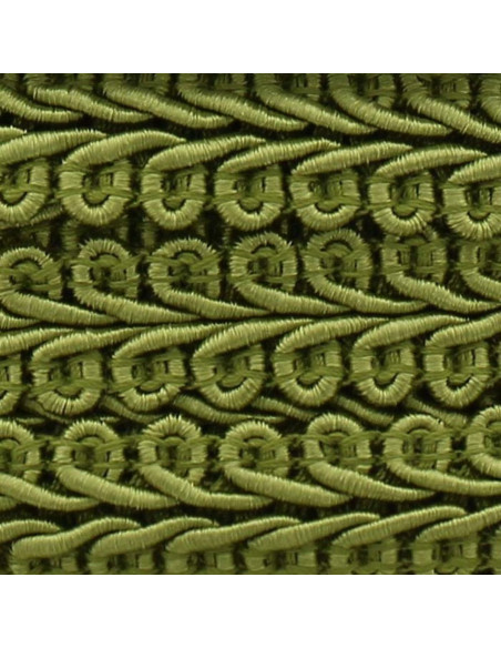Galon épi style Chanel - Vert olive