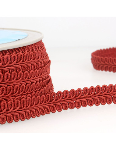 Galon épi style Chanel - Rouge hermès