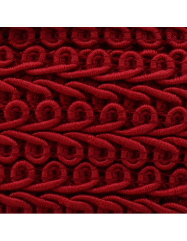 Galon épi style Chanel - Rouge hermès
