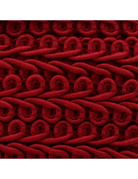 Galon épi style Chanel - Rouge hermès