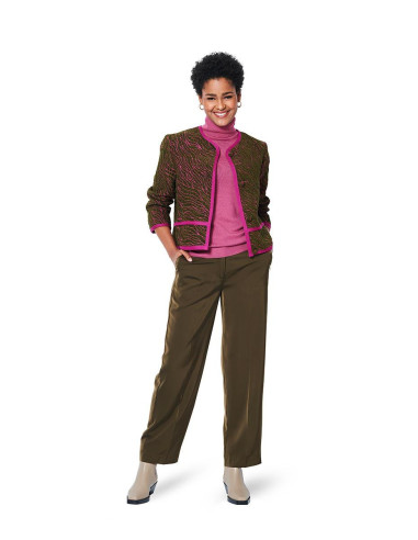 Patron de veste et manteau - Burda 5951