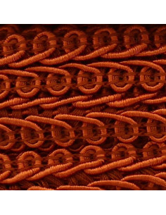 Galon épi style Chanel - Orange cuivré 2