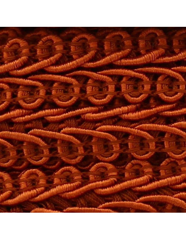 Galon épi style Chanel - Orange cuivré