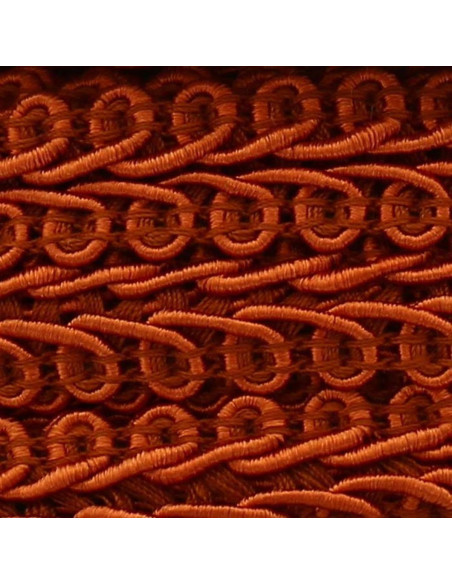 Galon épi style Chanel - Orange cuivré