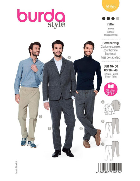 Patron de costume - Burda 5955