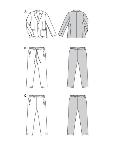 Patron de costume - Burda 5955