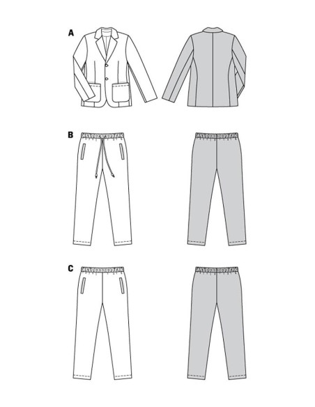 Patron de costume - Burda 5955