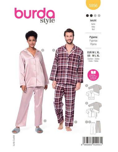 Patron de pyjama - Burda 5956
