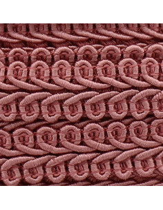 Galon épi style Chanel - Vieux rose 2
