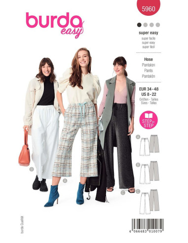 Patron de pantalon - Burda 5960