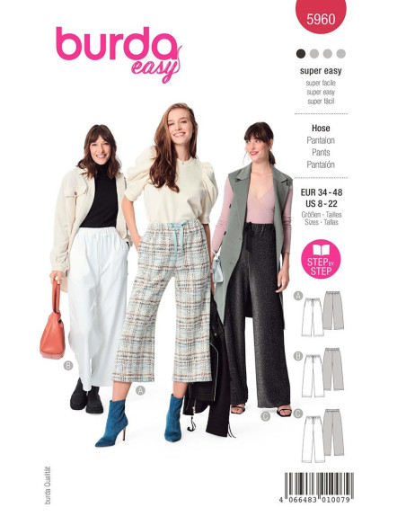 Patron de pantalon - Burda 5960