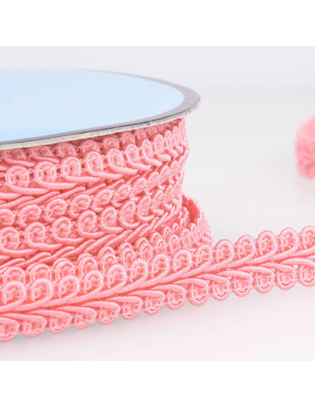 Galon épi style Chanel - Rose vif