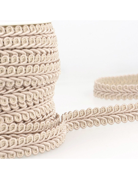 Galon épi style Chanel - Beige taupe