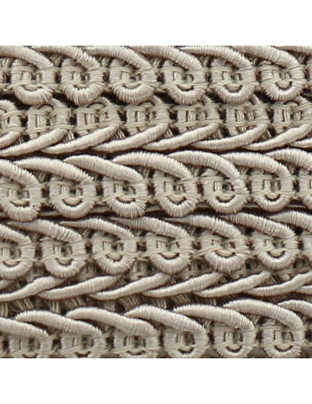Galon épi style Chanel - Beige taupe
