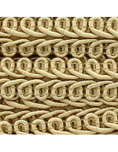 Galon épi style Chanel - Beige doré 2