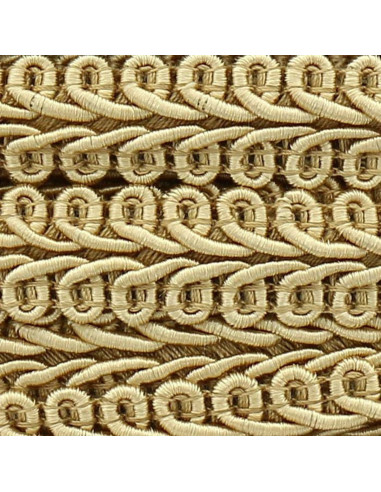 Galon épi style Chanel - Beige doré