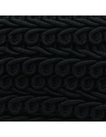 Galon épi style Chanel - Noir
