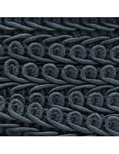 Galon épi style Chanel - Gris foncé 2