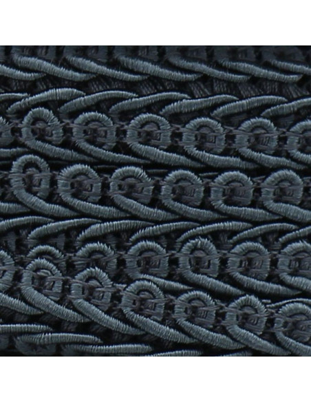 Galon épi style Chanel - Gris foncé