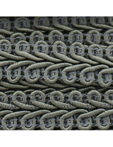 Galon épi style Chanel - Gris moyen