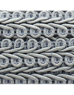 Galon épi style Chanel - Gris perle 2