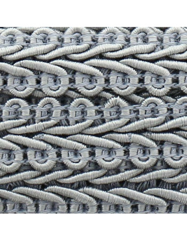 Galon épi style Chanel - Gris perle