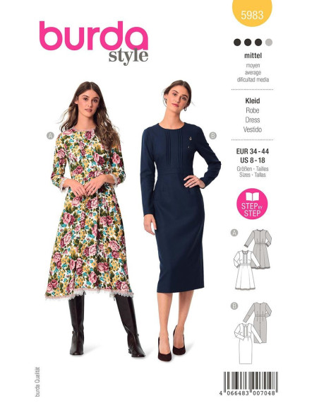 Patron de robe - Burda 5983