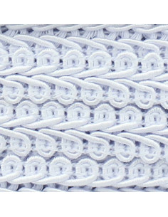 Galon épi style Chanel - Blanc 2