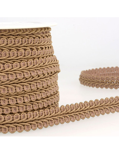 Galon épi style Chanel - Marron clair