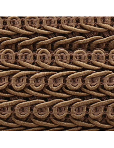 Galon épi style Chanel - Marron clair 2
