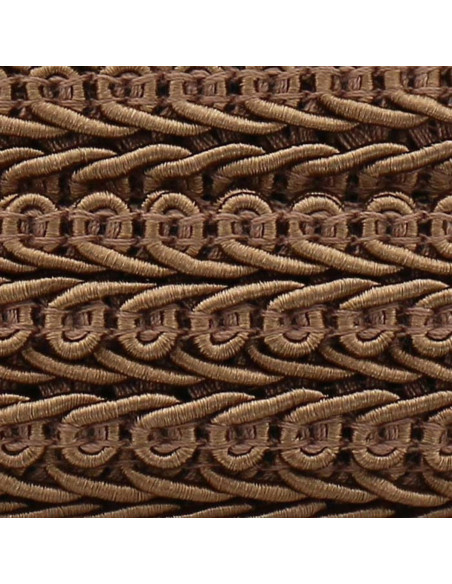 Galon épi style Chanel - Marron clair