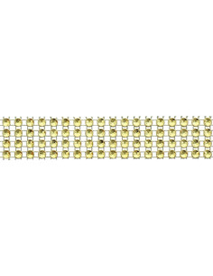 Galon strass 20 mm or