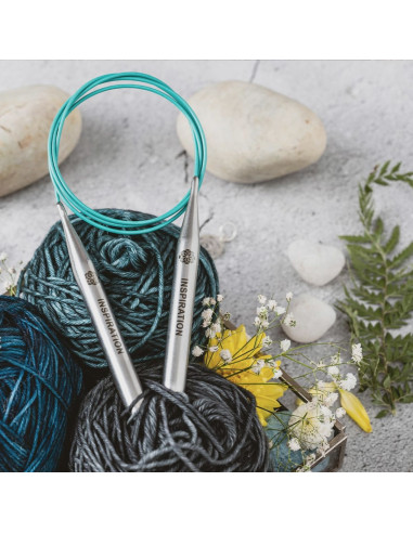 Aiguilles circulaires KnitPro Mindful avec câble