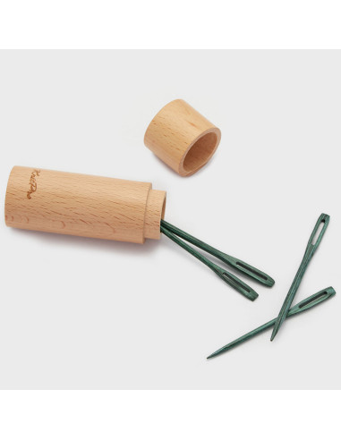 Set de 4 aiguilles passe laine en bois Mindful Knit Pro