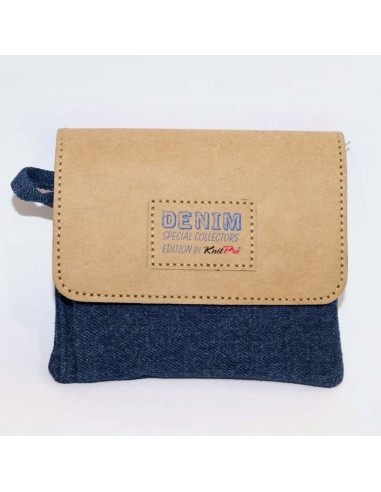 Trousse aiguilles à tricoter circulaires mini KnitPro Indigo