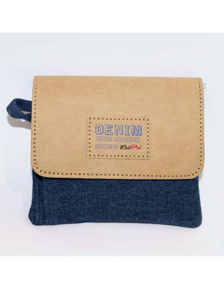 Trousse aiguilles à tricoter circulaires mini KnitPro Indigo