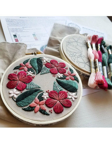 Kit broderie - Floral Flourish