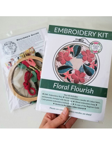 Kit broderie - Floral Flourish
